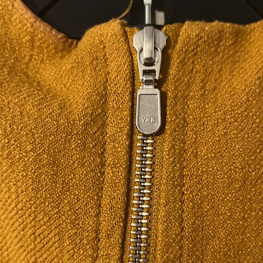 Anthropologie Maeve Mustard Mini Dress Sz 4 - Picture 6 of 8